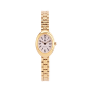 Noor Solis silver 27mm oval women’s dress watch