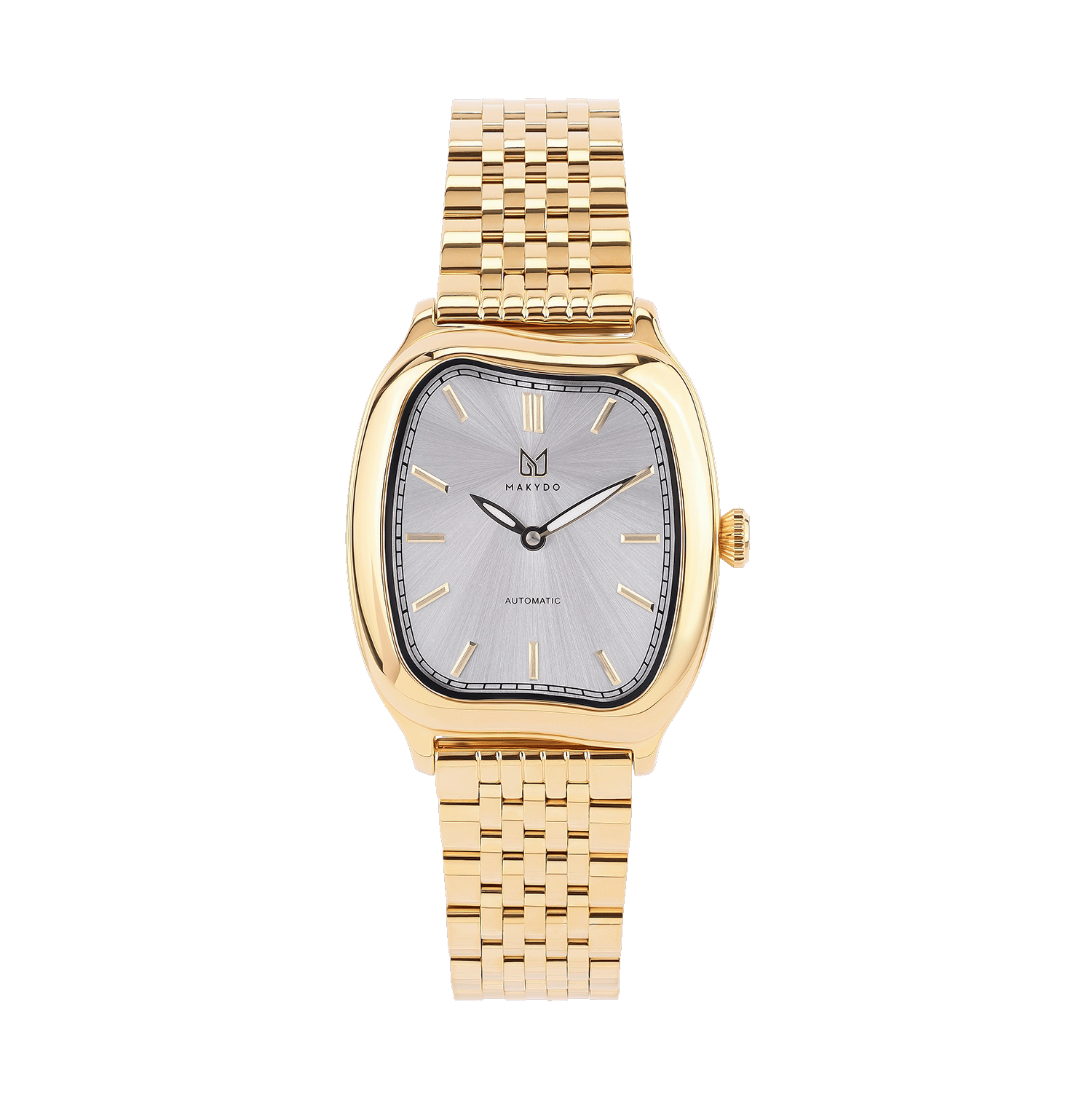 Gold Automatic Dress Watch 37mm 8.6mm Slim | CONTOUR LUSTRE Makydo Gold Automatic Dress Watch 37mm 8.6mm Slim | CONTOUR LUSTRE Makydo
