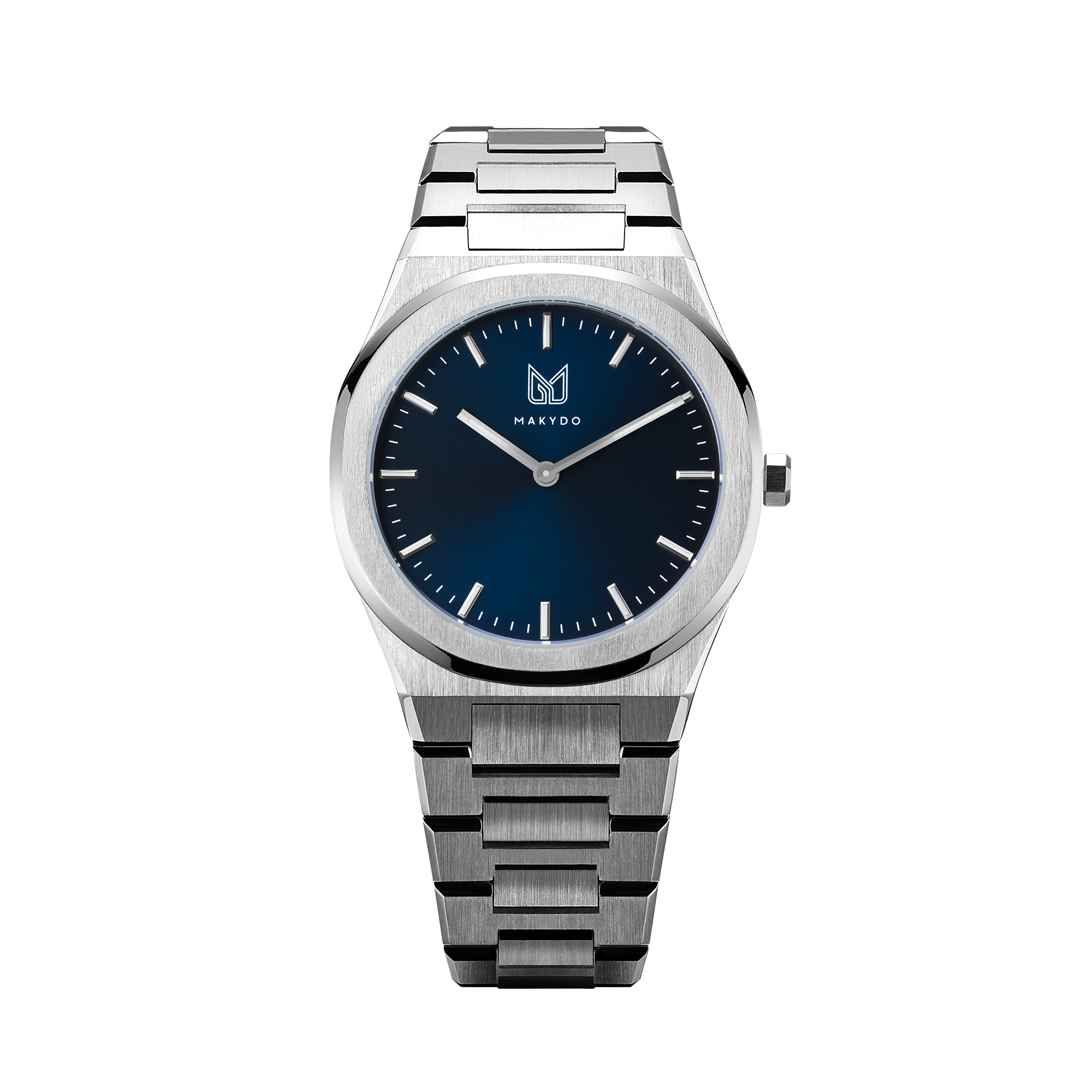 MAKYDO Classy Blue Men's Watch – 40mm Front View
