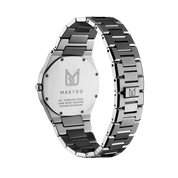 MAKYDO White Dial Men's Watch Lifestyle Shot