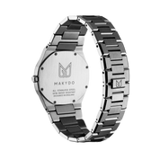 Silver Stainless Steel Bracelet Detail – Classy Blue 40