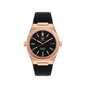 Crafted for both style and functionality, Rose Gold sophistication with every glance on a Black Dial Watch, one of the finest pieces from adventurous and refreshing Diver collection of men's Watches from Makydo