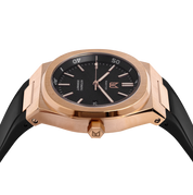 Crafted for both style and functionality, Rose Gold sophistication with every glance on a Black Dial Watch, one of the finest pieces from adventurous and refreshing Diver collection of men's Watches from Makydo