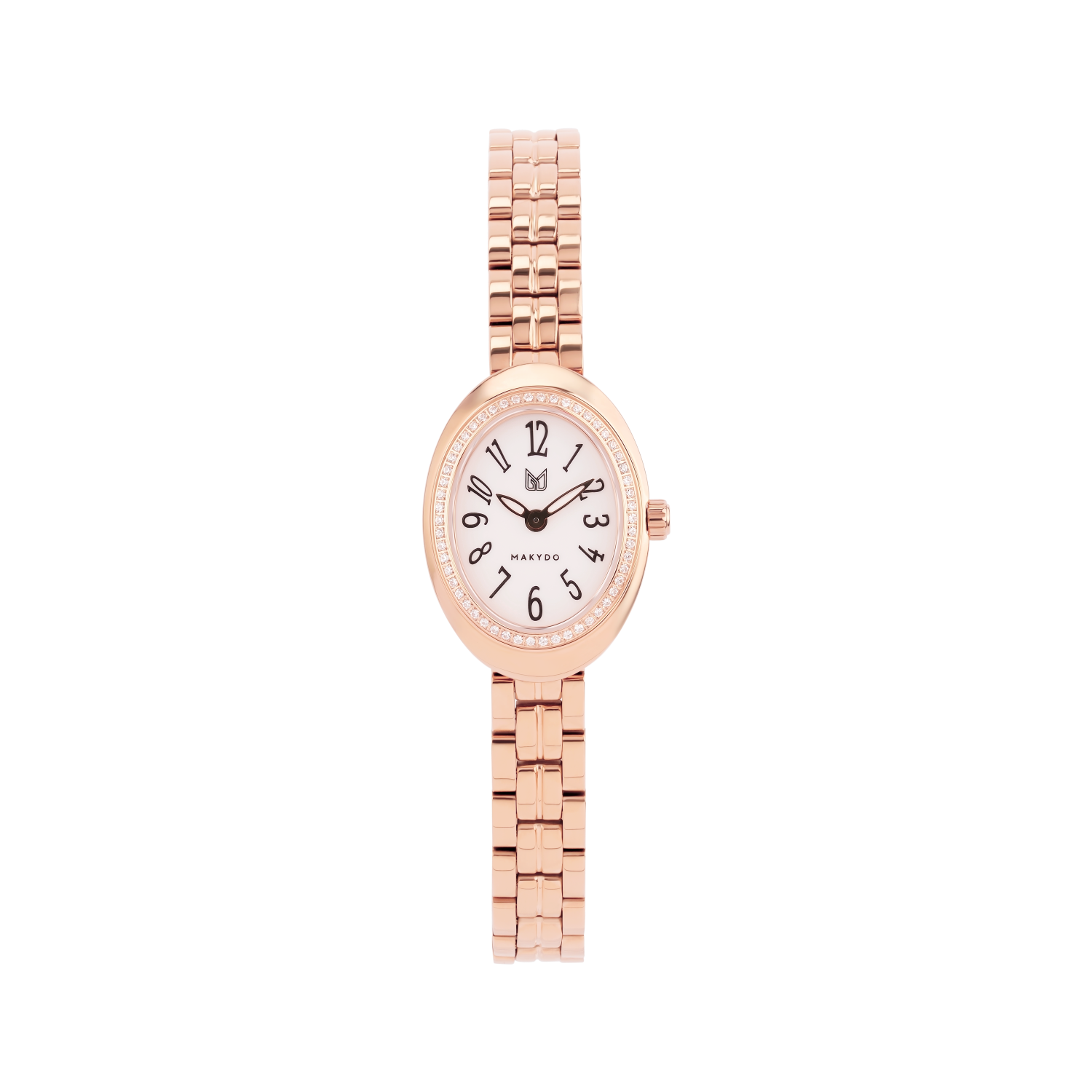 Noor Aurora gold 27mm oval women’s dress watch