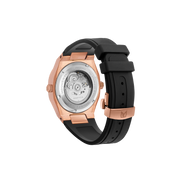 Rubber strap for MAKDYO Diver 38 with rose gold ends