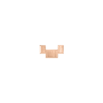 Half link 38mm - Rose Gold