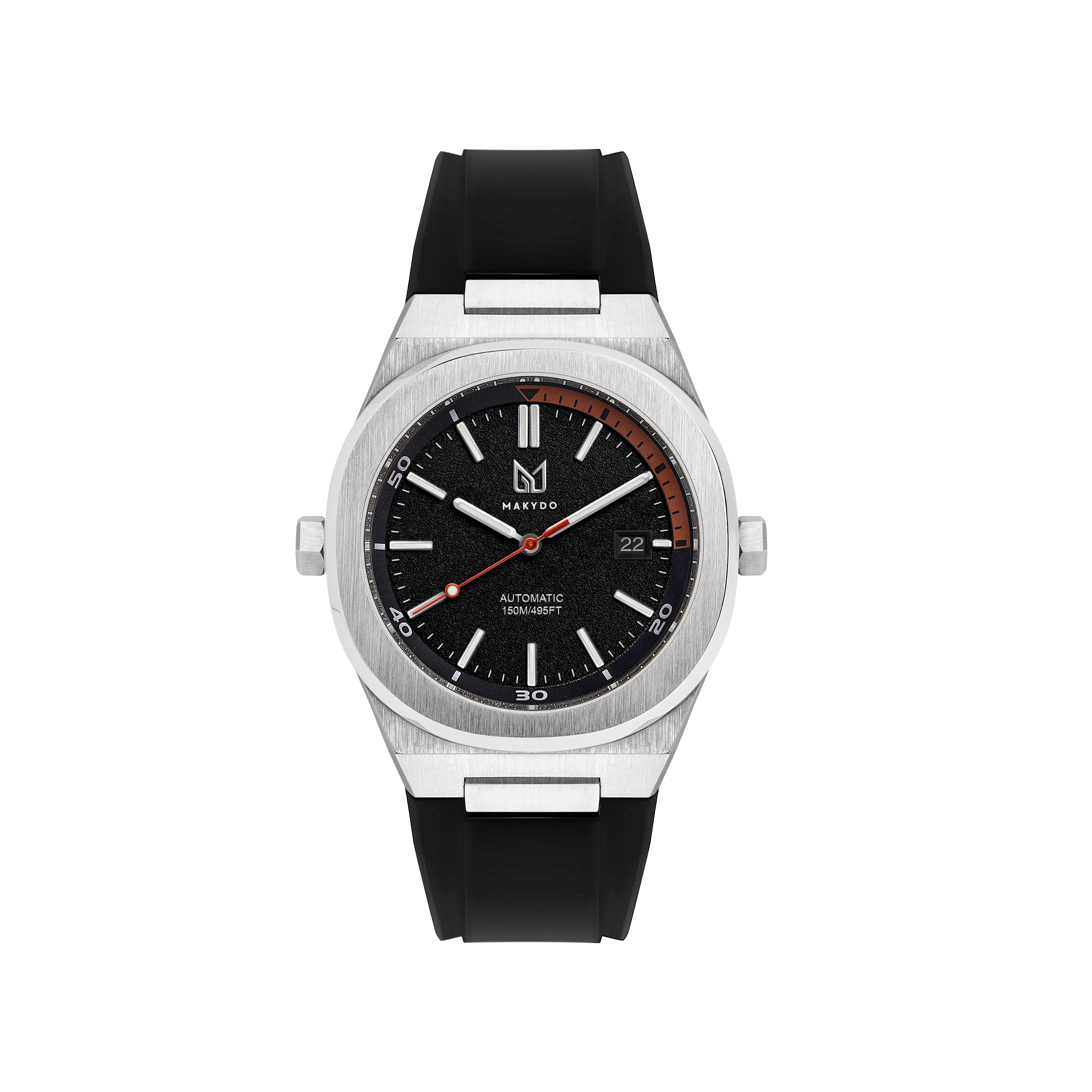 Enfold the power of black with our Black Dial Watches, one of the finest pieces from adventurous and refreshing Diver collection of Unisex Watches from Makydo.