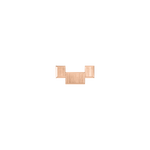 Half link 42mm - Rose Gold