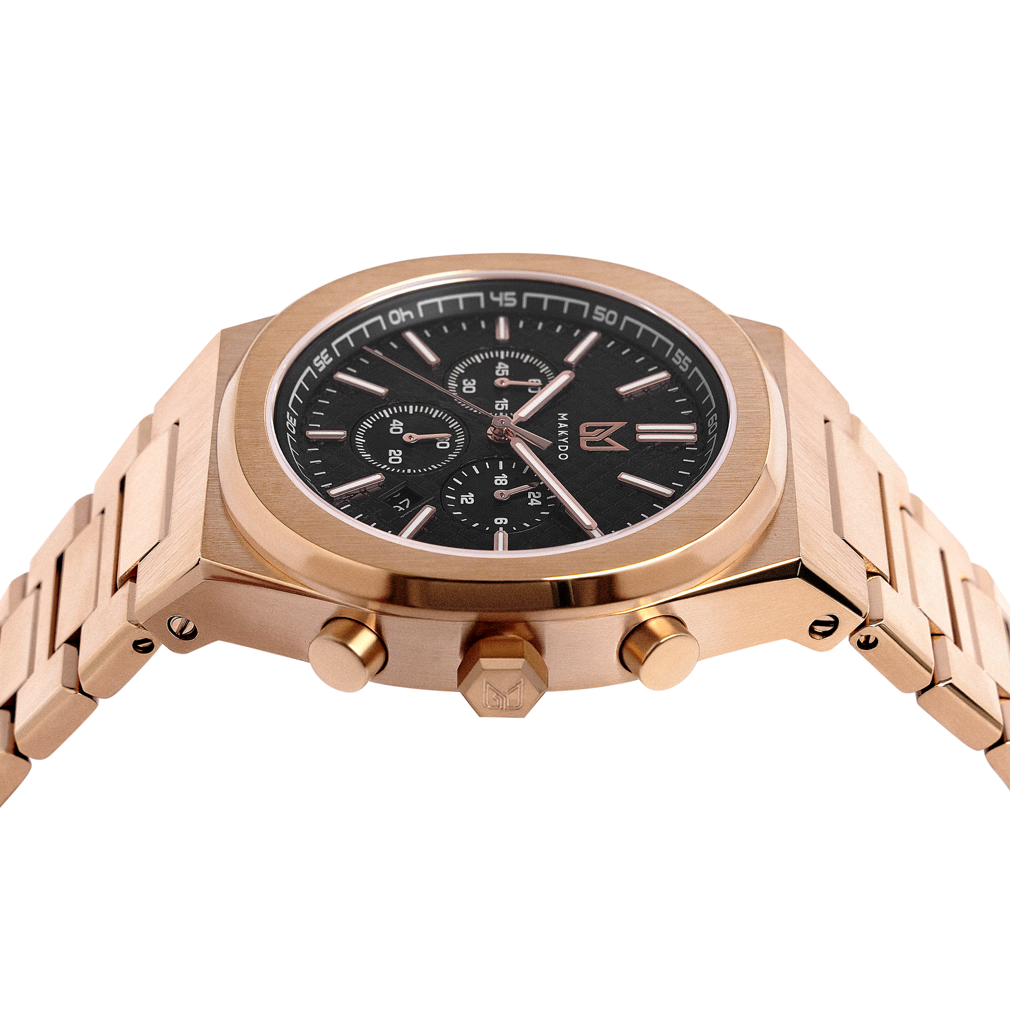 Enfold the power of black with our Black Dial Watches , one of the finest pieces from the thrilling and racing inspired chronograph collection of men's Watches from Makydo.