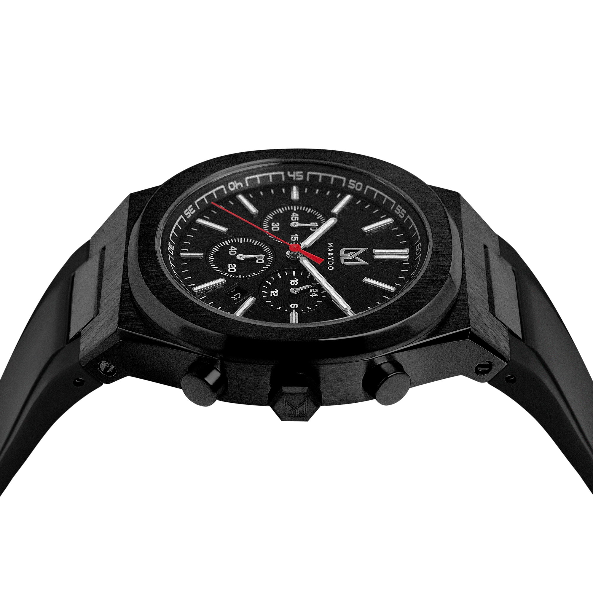 Enfold the power of black with our Black Dial Watches , one of the finest pieces from the thrilling and racing inspired sports edition chronograph men's Watch from Makydo.