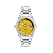 Discover the perfect blend of style and functionality, a striking Yellow Dial Watch, one of the finest pieces from adventurous and refreshing Diver collection of men's Watches from Makydo.