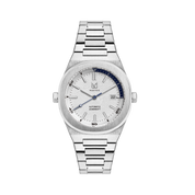 Dive into style and precision, a silky smooth pearl White Dial Watch, one of the finest pieces from adventurous and refreshing Diver collection of men's Watches from Makydo