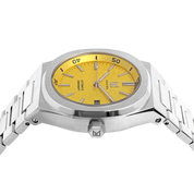 Discover the perfect blend of style and functionality, a striking Yellow Dial Watch, one of the finest pieces from adventurous and refreshing Diver collection of men's Watches from Makydo.