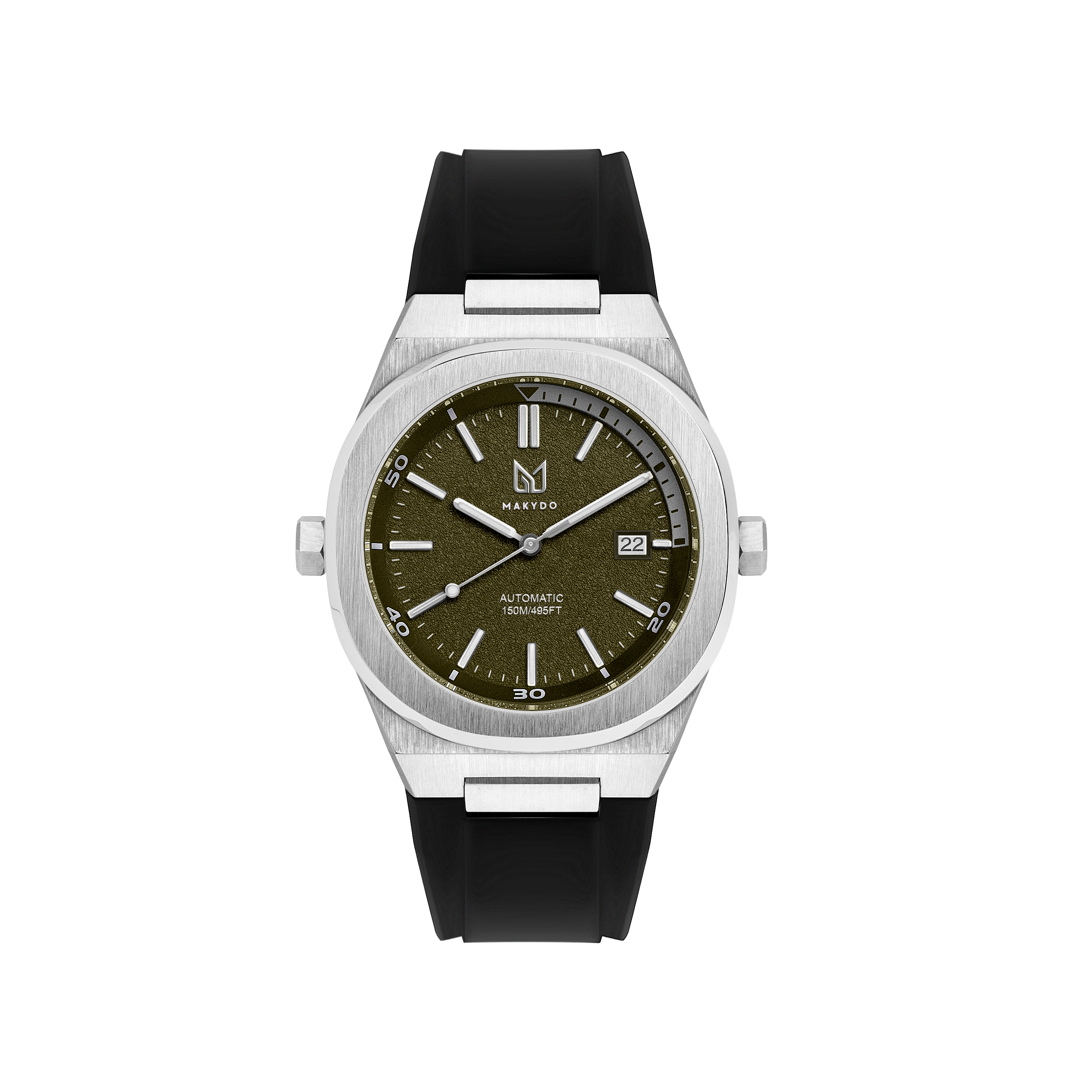 Discover our stunning Green Dial Watch, one of the finest pieces from adventurous and refreshing Diver collection of Unisex Watches from Makydo. Perfect for underwater adventures, this timepiece offers exceptional performance and a bold look. Dive deeper with confidence and flair!