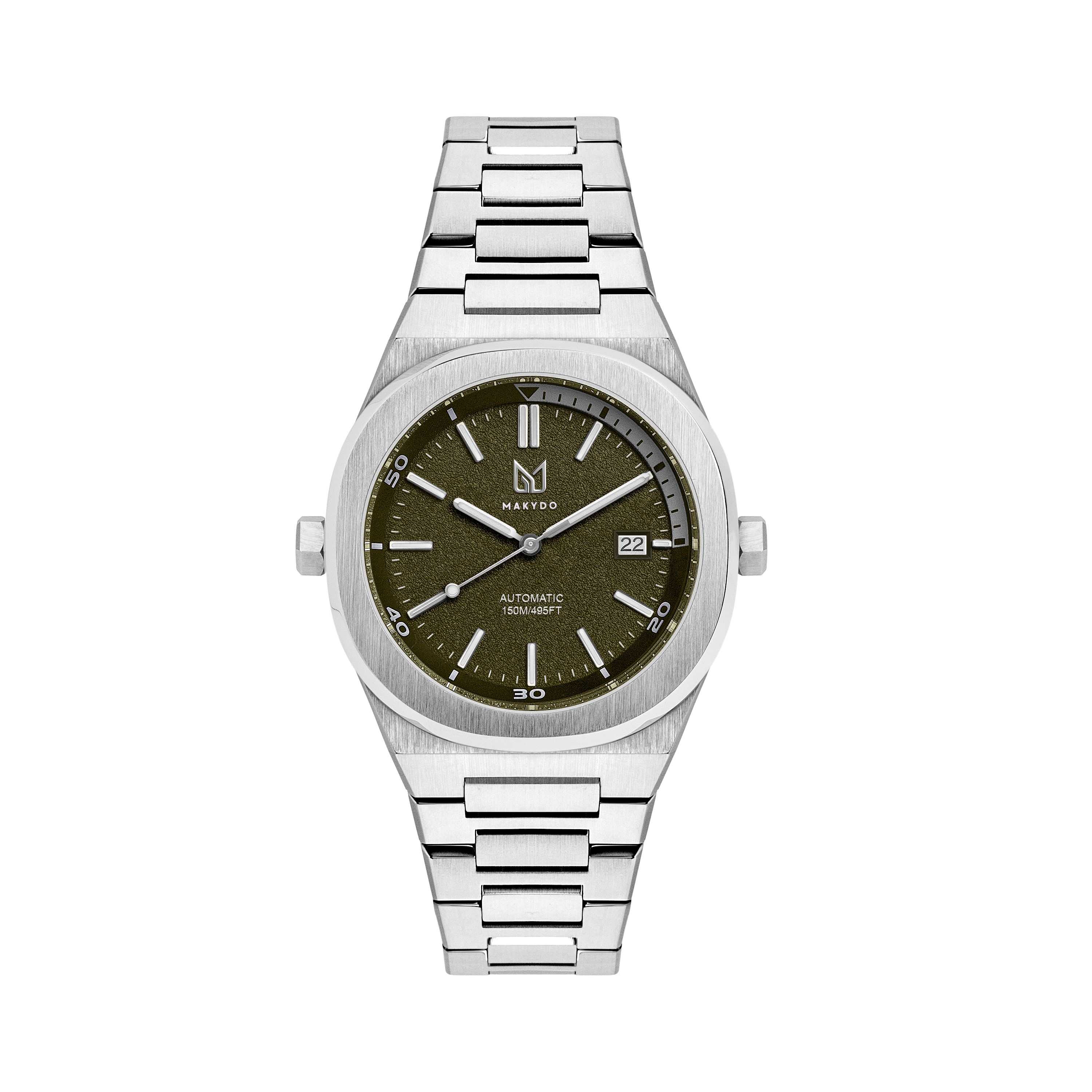 Discover our stunning Green Dial Watch, one of the finest pieces from adventurous and refreshing Diver collection of Unisex Watches from Makydo. Perfect for underwater adventures, this timepiece offers exceptional performance and a bold look. Dive deeper with confidence and flair!