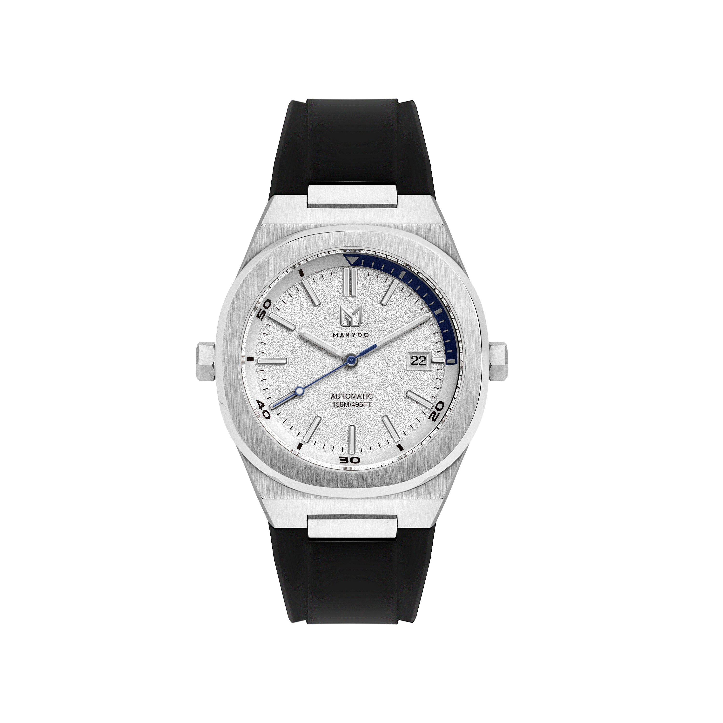 Dive into style and precision, a silky smooth pearl White Dial Watch, one of the finest pieces from adventurous and refreshing Diver collection of Unisex Watches from Makydo. Perfect for underwater adventures, this timepiece offers exceptional performance and a bold look. Dive deeper with confidence and flair!