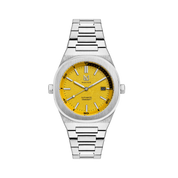 Discover the perfect blend of style and functionality, a striking Yellow Dial Watch, one of the finest pieces from adventurous and refreshing Diver collection of Unisex Watches from Makydo. Perfect for underwater adventures, this timepiece offers exceptional performance and a bold look. Dive deeper with confidence and flair!