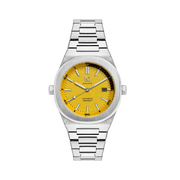 Discover the perfect blend of style and functionality, a striking Yellow Dial Watch, one of the finest pieces from adventurous and refreshing Diver collection of Unisex Watches from Makydo. Perfect for underwater adventures, this timepiece offers exceptional performance and a bold look. Dive deeper with confidence and flair!