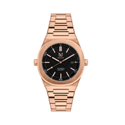 Crafted for both style and functionality, Rose Gold sophistication with every glance on a Black Dial Watch, one of the finest pieces from adventurous and refreshing Diver collection of Unisex Watches from Makydo. Perfect for underwater adventures, this timepiece offers exceptional performance and a bold look. Dive deeper with confidence and flair!