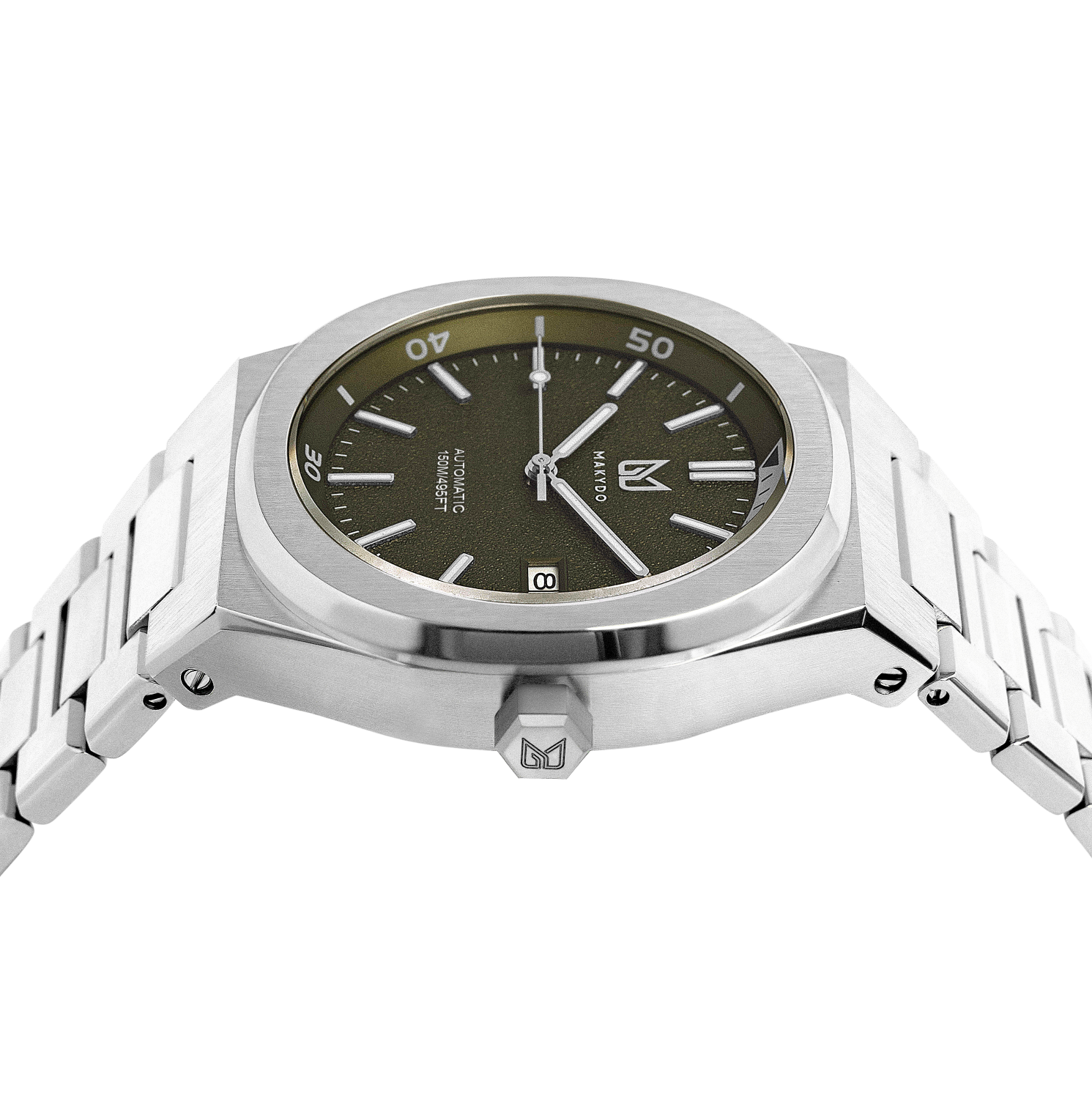 Discover our stunning Green Dial Watch, one of the finest pieces from adventurous and refreshing Diver collection of Unisex Watches from Makydo. Perfect for underwater adventures, this timepiece offers exceptional performance and a bold look. Dive deeper with confidence and flair!