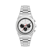 Enjoy the elegance of humble white in the form of dazzling White Dial Watches from our thrilling and bold Chronograph men's watch collection crafted with casual and sporty features
