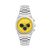 Enjoy the elegance of humble white in the form of dazzling Yellow dial Watches from our thrilling and bold Chronograph men's watch collection crafted with casual and sporty features