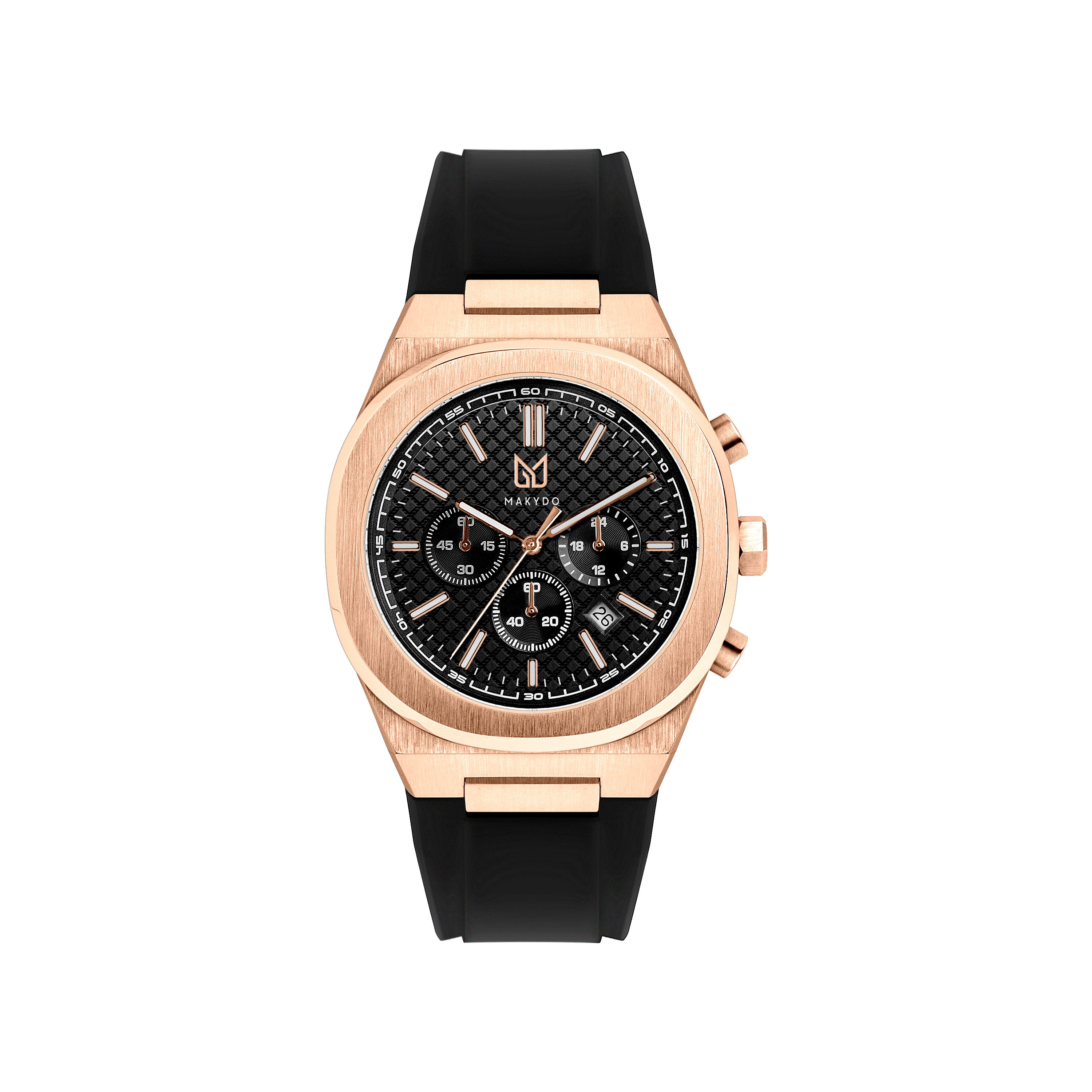 Enfold the power of black with our Black Dial Watches , one of the finest pieces from the thrilling and racing inspired chronograph collection of men's Watches from Makydo.