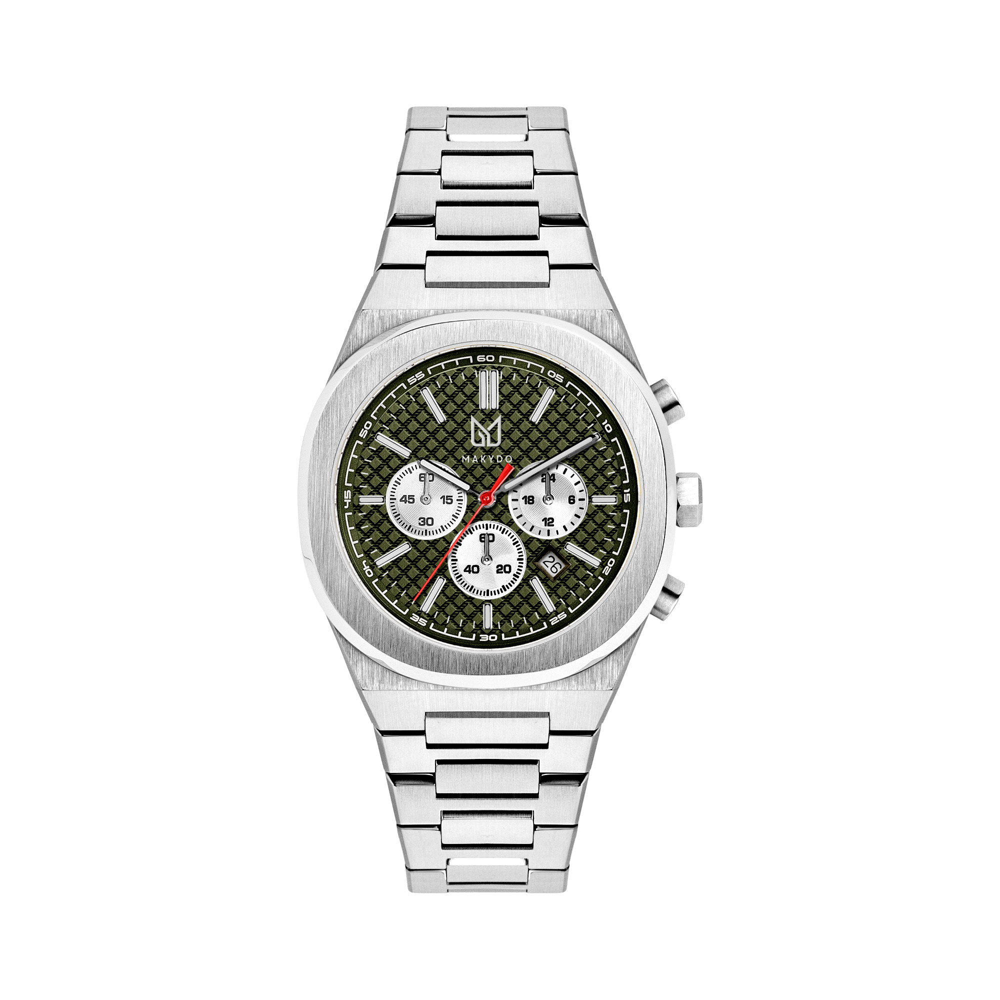 Enchant all with our emerald impelled Green Faced Watch crafted with skill and trust. Choose much more from our infinite boundless designs of the finest pieces from the thrilling and racing inspired chronograph collection of men's Watches from Makydo.