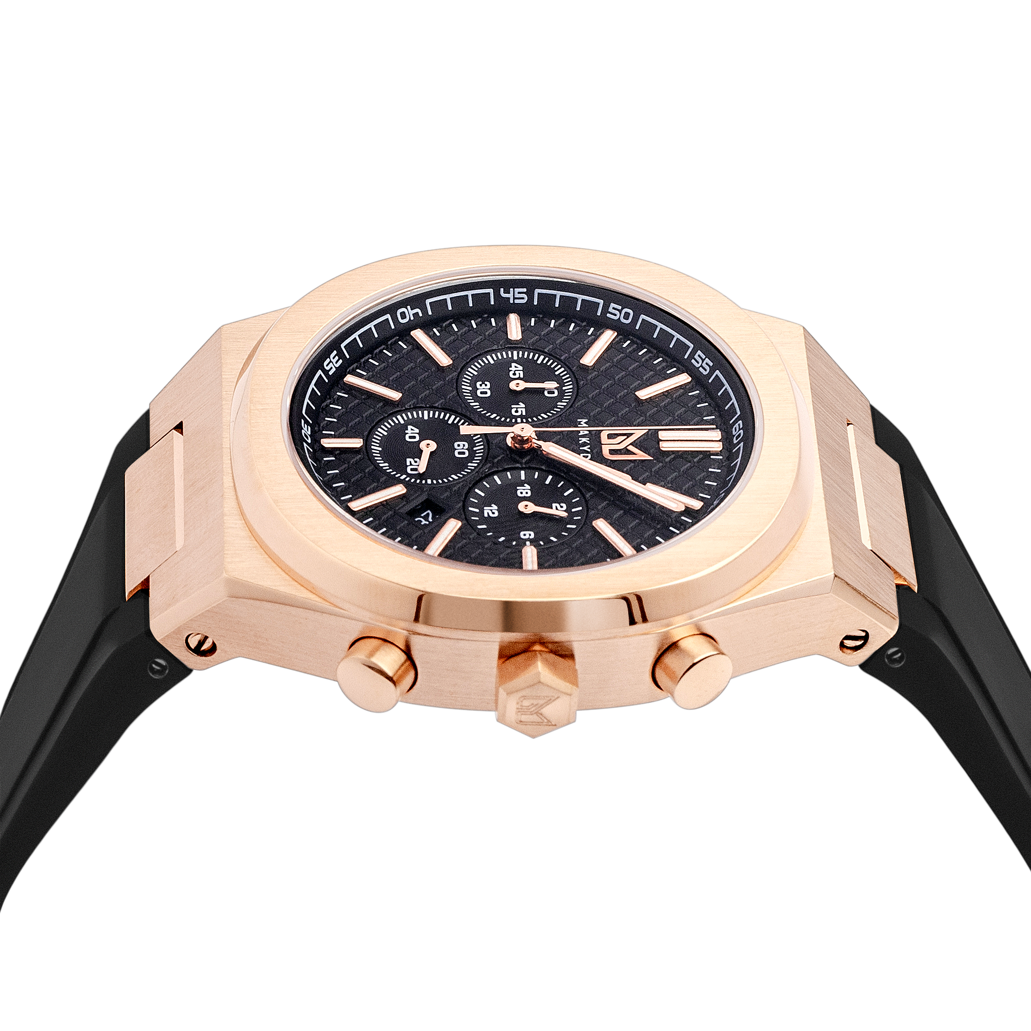 Enfold the power of black with our Black Dial Watches , one of the finest pieces from the thrilling and racing inspired chronograph collection of men's Watches from Makydo.