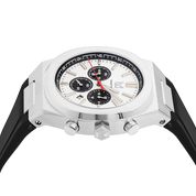 Enjoy the elegance of humble white in the form of dazzling White Dial Watches from our thrilling and bold Chronograph men's watch collection crafted with casual and sporty features