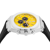 Enjoy the elegance of humble white in the form of dazzling Yellow dial Watches from our thrilling and bold Chronograph men's watch collection crafted with casual and sporty features
