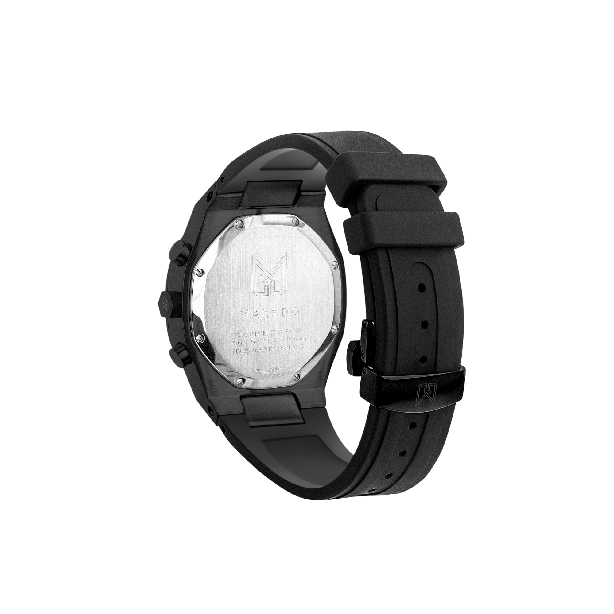Enfold the power of black with our Black Dial Watches , one of the finest pieces from the thrilling and racing inspired sports edition chronograph men's Watch from Makydo.